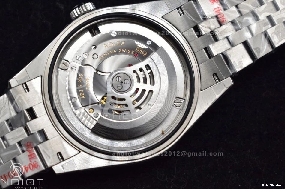 Affordable SS Jubilee 1107 on Noob Skydweller Best Dial SS Bracelet A23J Black Edition 0918